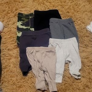 Newborn Baby boy pants lot